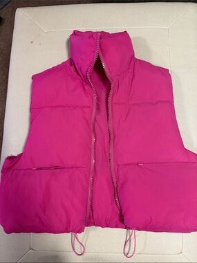 Amazon Pink Puffer Vest